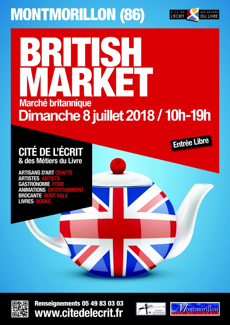 british market Affiche A3 2018